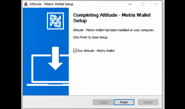 METRIX Wallet Install